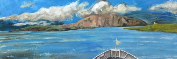arriving in the Orkneys, 19x56cm