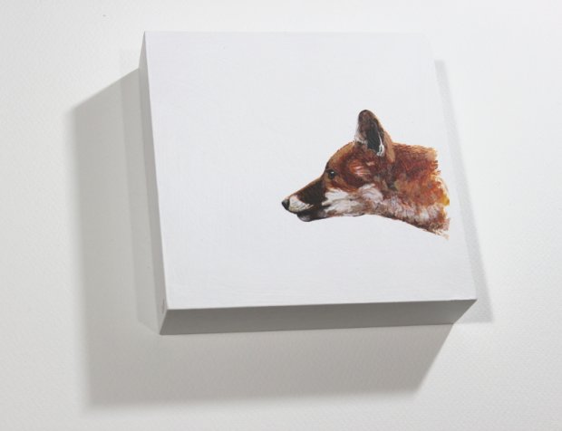 fox, 15x15cm including edges