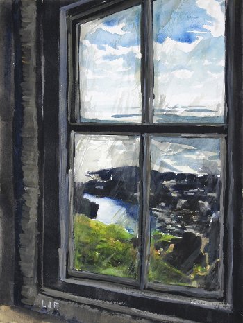 sheltering in South Horn, Isle of May