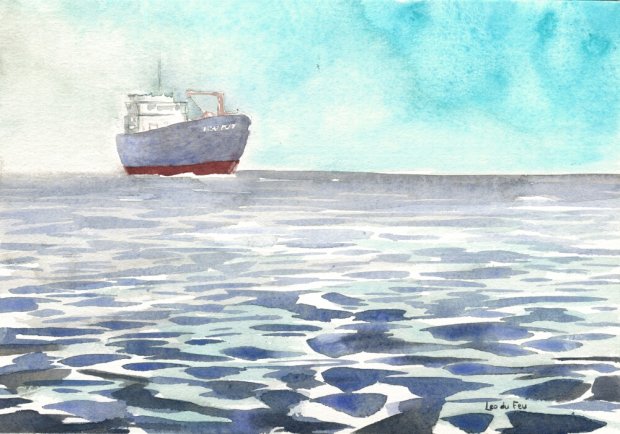 ship haze, 14.5x21cm